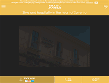 Tablet Screenshot of palazzojannuzzi.com